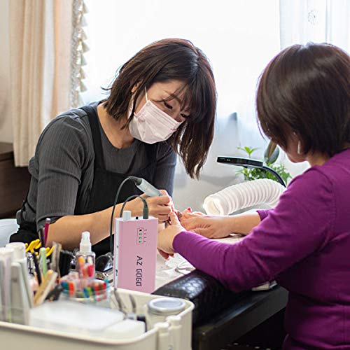AZ GOGO Rechargeable Nail Drill Machine for Acrylic Nails, 30000RPM Professio...