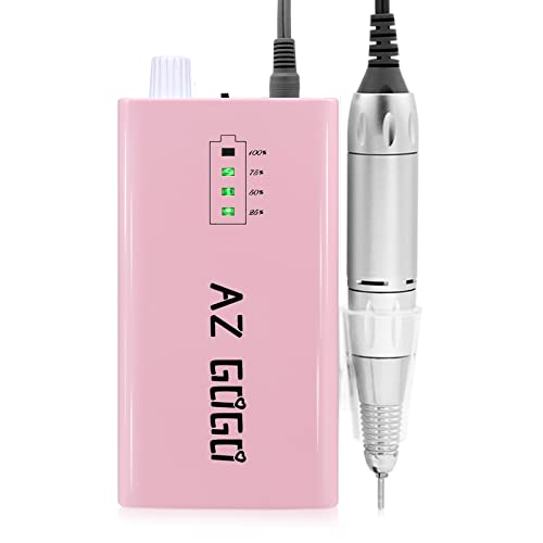 AZ GOGO Rechargeable Nail Drill Machine for Acrylic Nails, 30000RPM Professio...