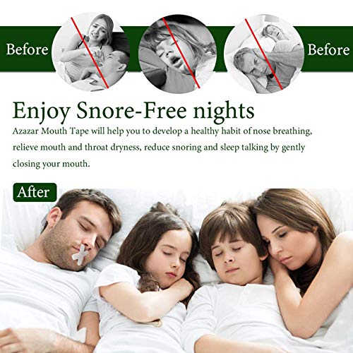 Sleep Strips 60 Pcs,Advanced Gentle Mouth Tape for Better Nose Breathing, Les...