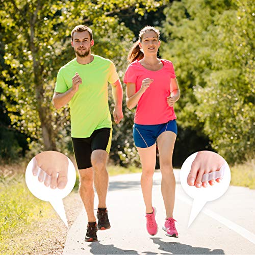 Toe Spacers, Pinkie Toe Separators Straightener with 3 Loops for Curled Toes ...