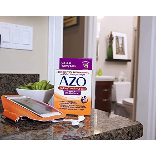 AZO Bladder Control with Go-Less® & Weight Management Dietary Supplement | He...