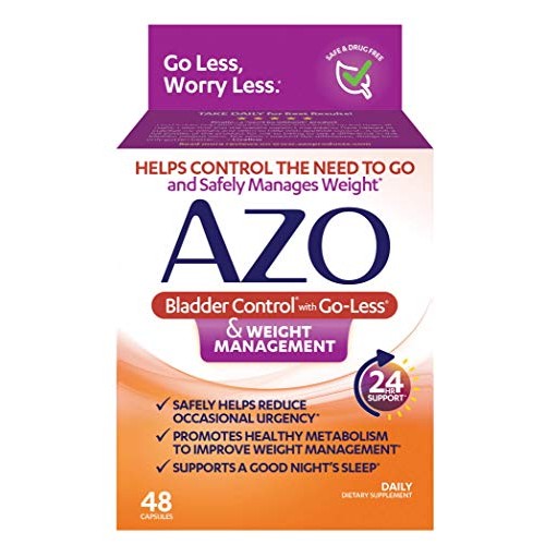 AZO Bladder Control with Go-Less® & Weight Management Dietary Supplement | He...