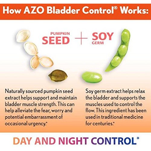 AZO Bladder Control with Go-Less Daily Supplement | Helps Reduce Occasional U...