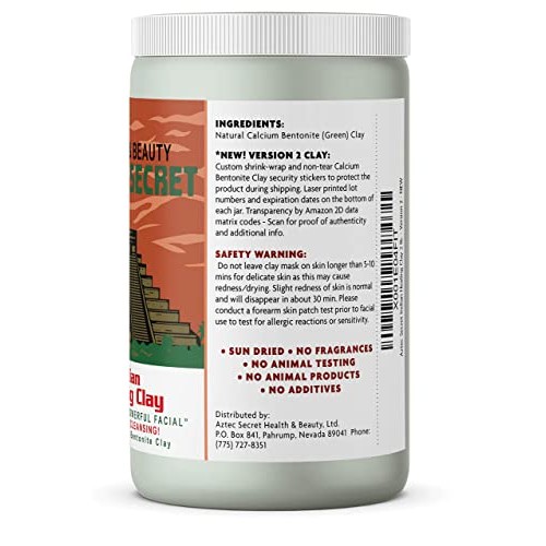 Aztec Secret - Indian Healing Clay - 2 lb. | Deep Pore Cleansing Facial & Bod...