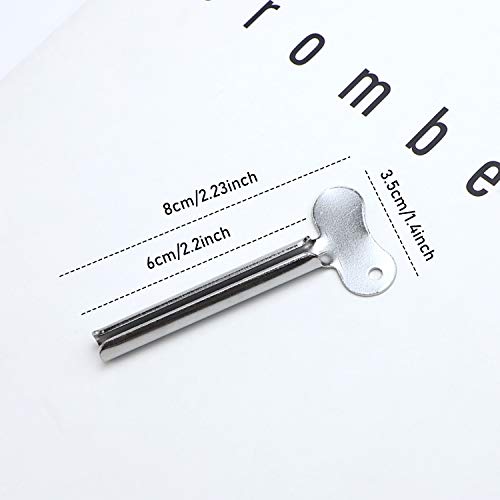 Azure Zone, 10 Pcs Stainless Steel Toothpaste Tube Squeezers Key Roller Tube ...