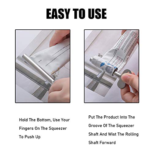 Azure Zone, 10 Pcs Stainless Steel Toothpaste Tube Squeezers Key Roller Tube ...