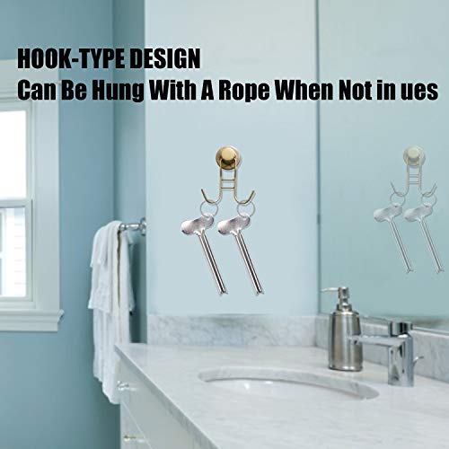 Azure Zone, 10 Pcs Stainless Steel Toothpaste Tube Squeezers Key Roller Tube ...