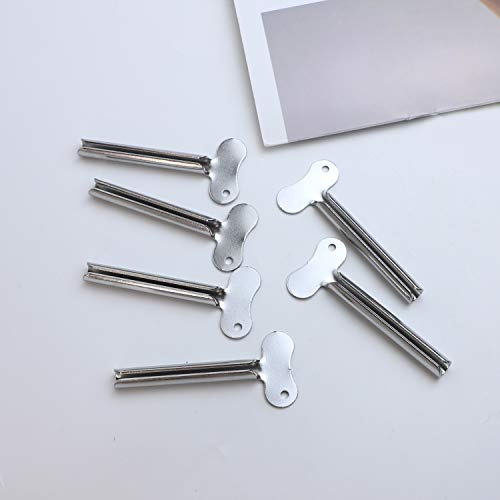 Azure Zone, 10 Pcs Stainless Steel Toothpaste Tube Squeezers Key Roller Tube ...