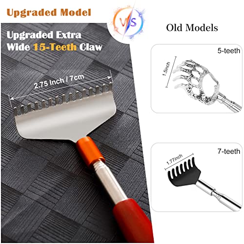 Back Scratcher Long Oversize, Azymi Telescoping Back Scratcher for Men Adults...