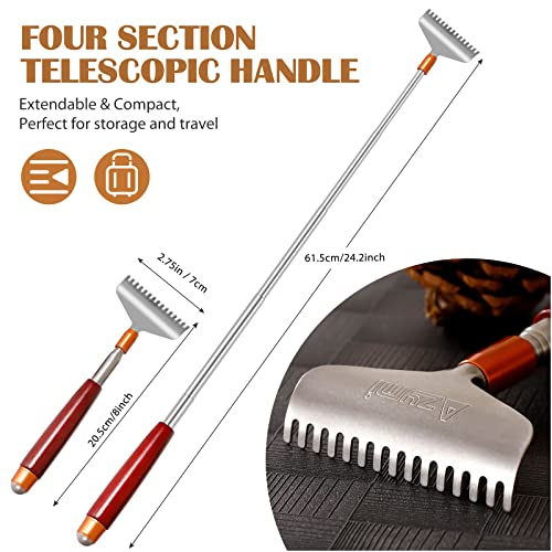 Back Scratcher Long Oversize, Azymi Telescoping Back Scratcher for Men Adults...