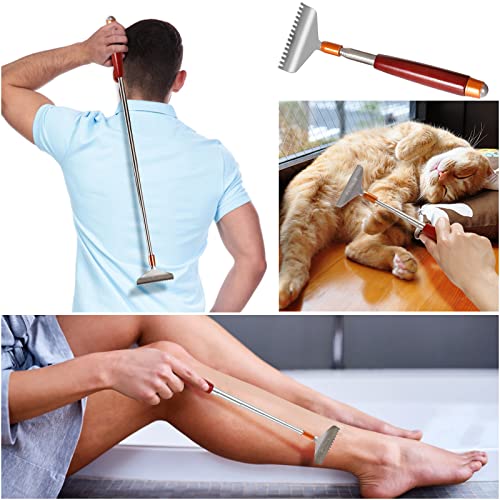 Back Scratcher Long Oversize, Azymi Telescoping Back Scratcher for Men Adults...