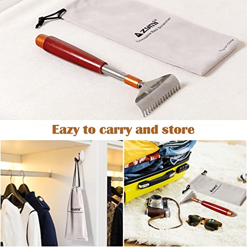 Back Scratcher Long Oversize, Azymi Telescoping Back Scratcher for Men Adults...
