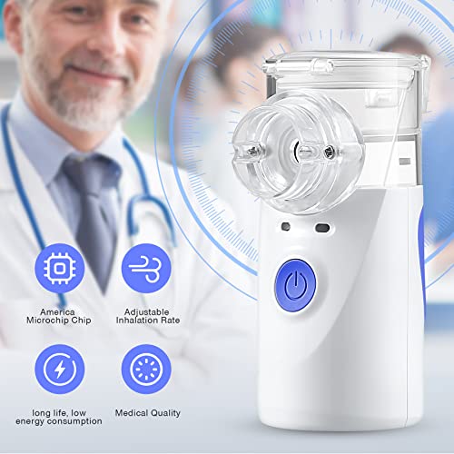 Nebulizer Machine for Adults and Kids, Portable Nebulizer of Cool Mist, Handh...