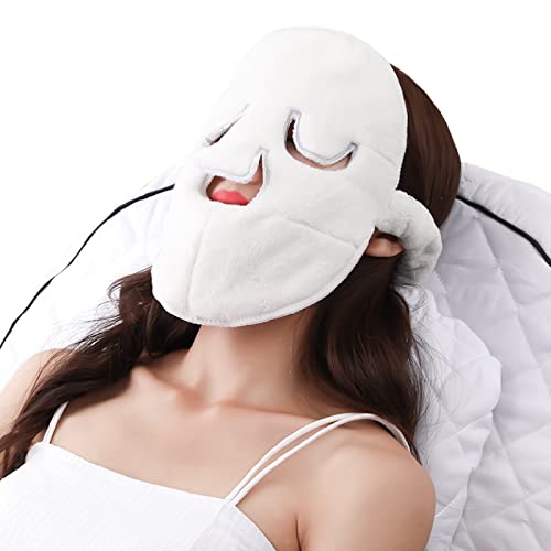 Towel Mask - Reusable Face Towel Mask Towel Moisturizing Rejuvenation Beauty ...