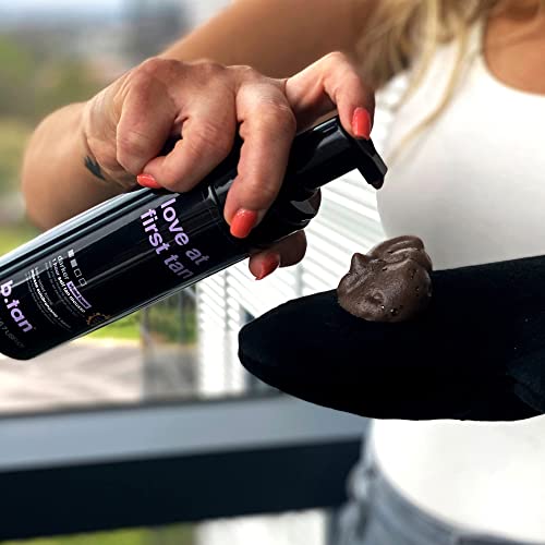 b.tan Dark Self Tanner Kit | Love at First Tan Bundle - Dark Loving Tan Foam ...