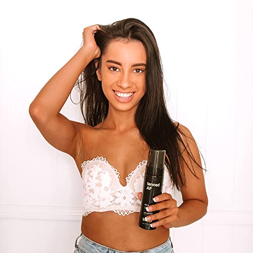 b.tan Self Tanner Mousse - tanned AF - Darkest Sunless Tanner for a 100% Natu...