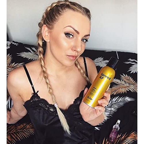 b.tan Self Tanner Spray Tan Airbrush Bronzing Mist | Tanned AF - Darkest Self...