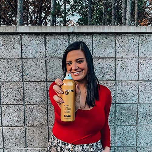 b.tan Self Tanner Spray Tan Airbrush Bronzing Mist | Tanned AF - Darkest Self...
