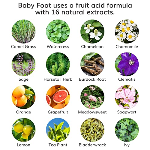 Baby Foot - Original Exfoliant Foot Peel - Repair Rough Dry Cracked Feet and ...