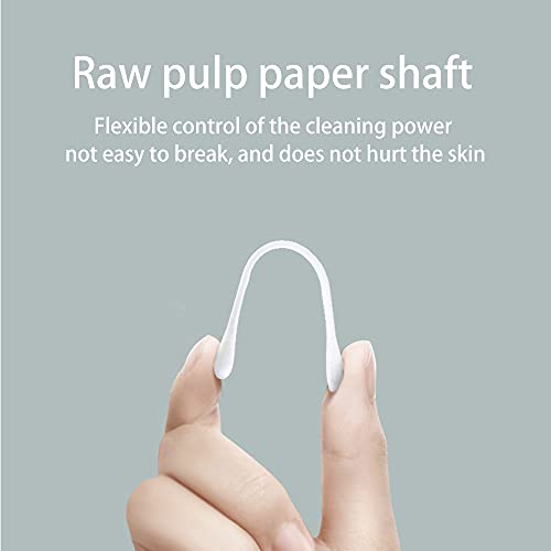 Babyfutur 200Count Baby Cotton Swabs,Double-ended sterile cotton swab， Safet...