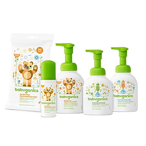 Babyganics Alcohol-Free Hand Sanitizing Wipes Bulk, Mandarin, 200 Count, (100...