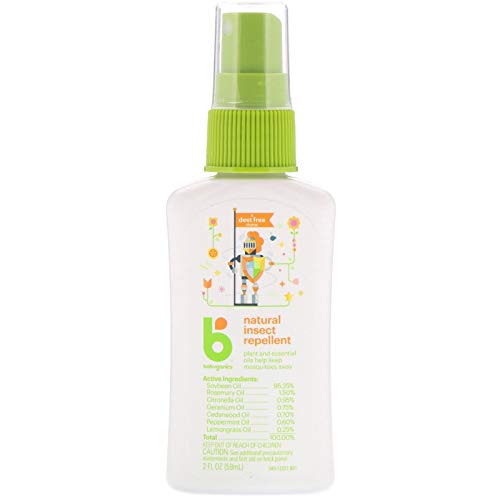 Babyganics DEET Free Travel Size Bug Spray, 2oz