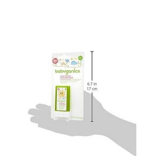 Babyganics SPF 50 Travel Size Baby Sunscreen Stick UVA UVB Protection | Water...