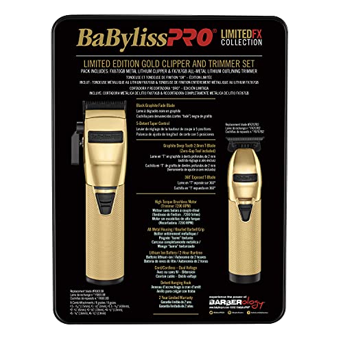 BaBylissPRO BaBylissPRO LimtedFX Collection - Gold Clipper & Trimmer Duo, 1 ct.