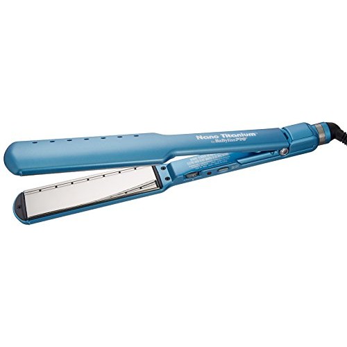 BaBylissPRO BaBylissPRO Nano Titanium 1 1/2 Inch Wet-to-Dry Ultra Thin Hair S...