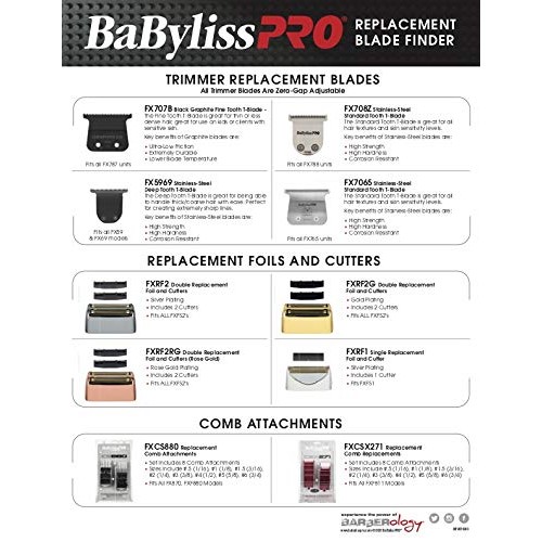 BaBylissPRO Barberology MetalFX Series - Outlining Trimmer, Gold