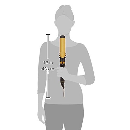 BaBylissPRO Ceramic Tools Spring Curling Iron, 1.5 Inch (Pack of 1)