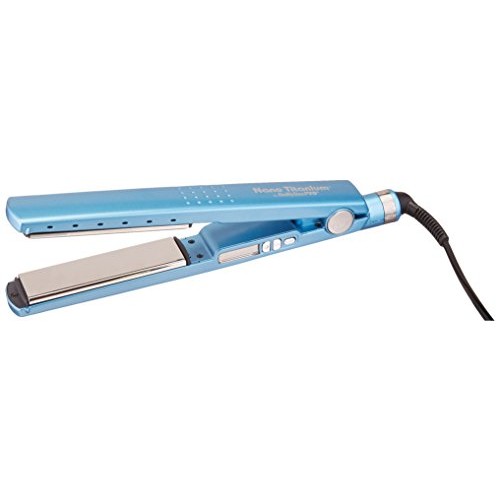 BaBylissPRO Nano Titanium 1-1/4" Ionic Straightening Iron, Blue