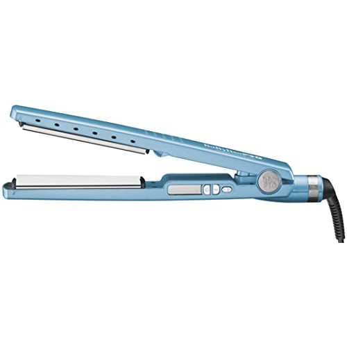 BaBylissPRO Nano Titanium 1-1/4" Ionic Straightening Iron, Blue