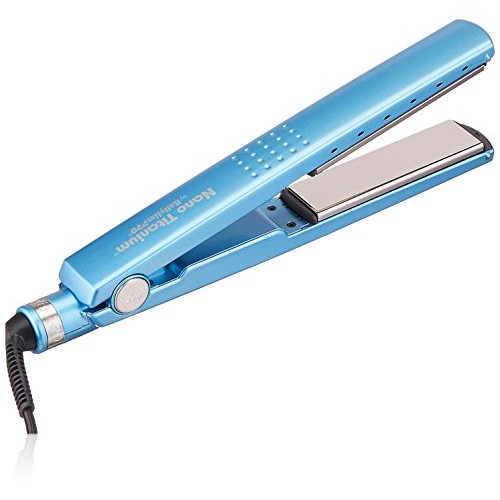 BaBylissPRO Nano Titanium 1-1/4" Ionic Straightening Iron, Blue