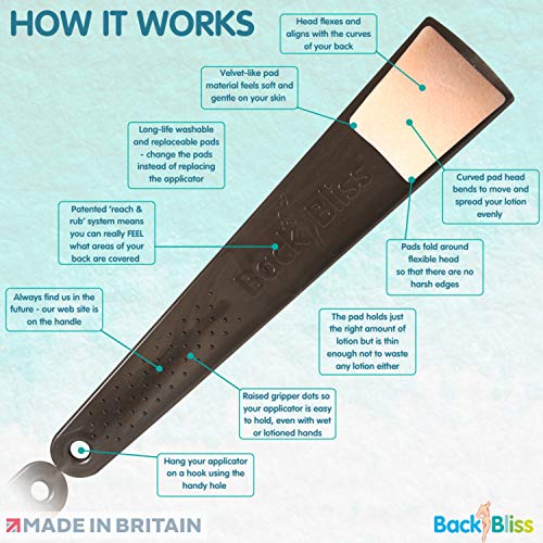 Back Applicator for Cream, Back Lotion Applicators. Men & Women. Apply lotion...