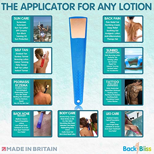BackBliss Lotion Applicator for Your Back & Backscratcher for Men and Women. ...