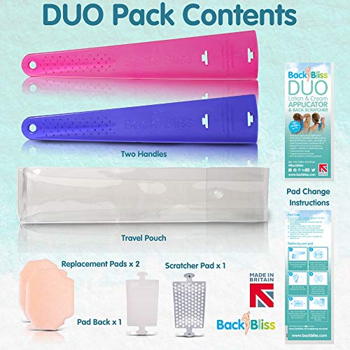 BackBliss Pamper Pack for Fake and Self Tan for Women. Lotion Back Applicator...