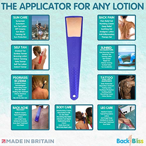 BackBliss Pamper Pack for Fake and Self Tan for Women. Lotion Back Applicator...