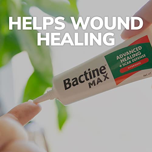 Bactine MAX Advanced Healing + Scar Defense Hydrogel for First Aid Wound Care...