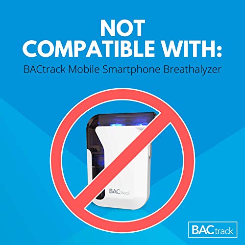 BACtrack C-Series Breathalyzer Mouthpieces (20 Count) | Compatible with BACtr...