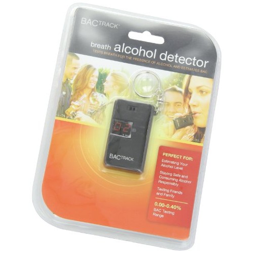 BACtrack Keychain Breathalyzer (Black) | Ultra-Portable Pocket Keyring Alcoho...