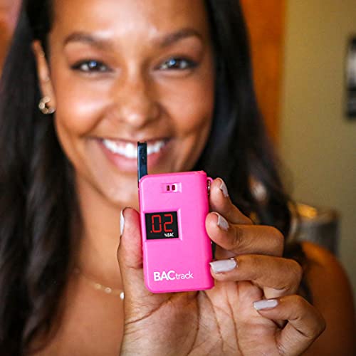 BACtrack Keychain Breathalyzer - Pink (2 Pack) | Ultra-Portable Pocket Keyrin...