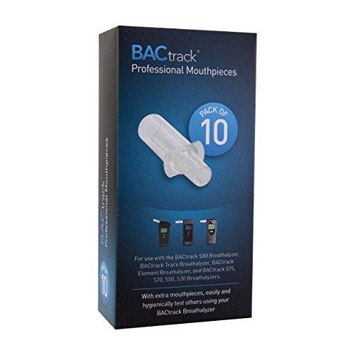 BACtrack Professional Breathalyzer Mouthpieces (10 Count) | Compatible with B...