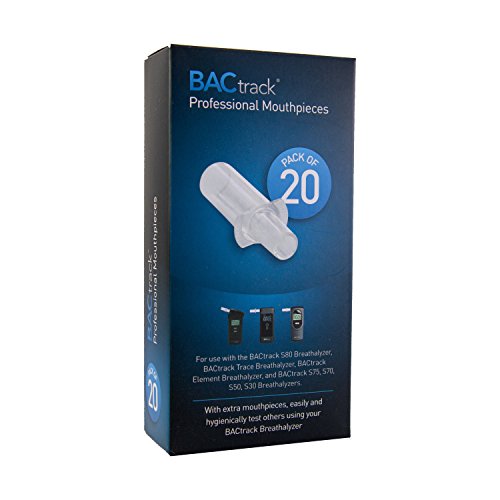 BACtrack Professional Breathalyzer Mouthpieces (20 Count) | Compatible with B...