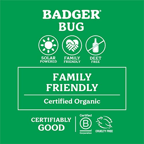 Badger - Anti-Bug Shake & Spray, DEET-Free Natural Bug Spray, Eco-Friendly, C...