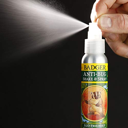 Badger - Anti-Bug Shake & Spray, DEET-Free Natural Bug Spray, Eco-Friendly, C...