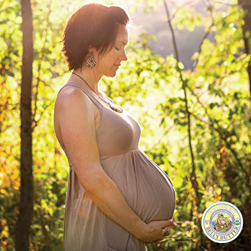 Badger - Belly Butter, Cocoa Butter & Calendula, Certified Organic Belly Butt...