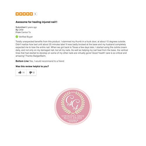 Badger - Cuticle Care, Soothing Shea Butter Cuticle Balm, Certified Organic, ...