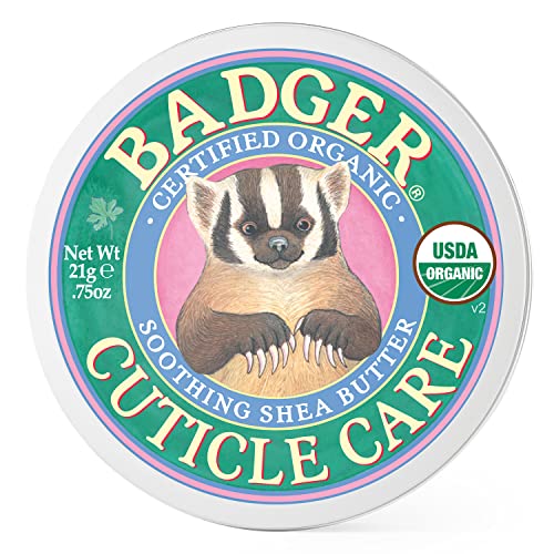 Badger - Cuticle Care, Soothing Shea Butter Cuticle Balm, Certified Organic, ...