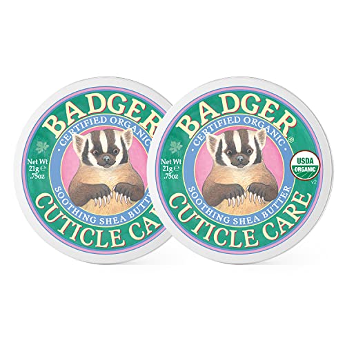 Badger - Cuticle Care, Soothing Shea Butter Cuticle Balm, Certified Organic, ...